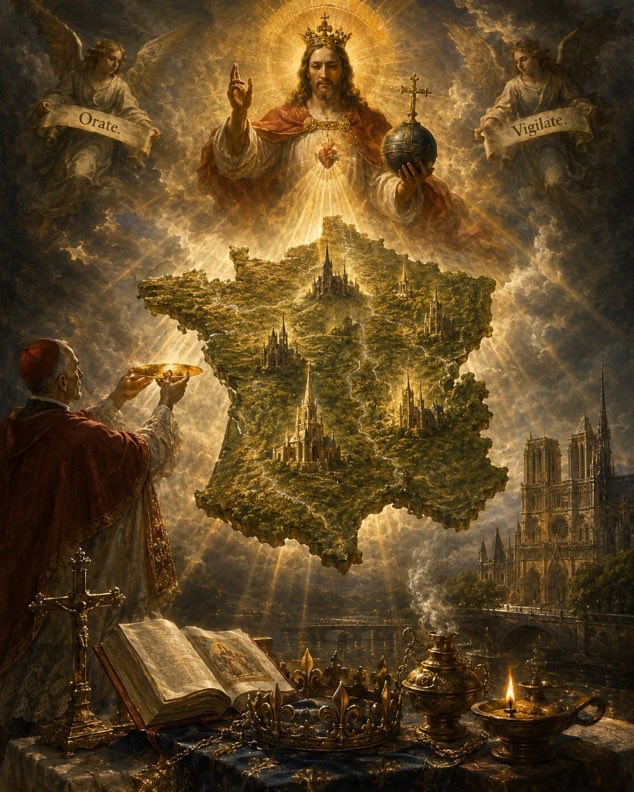 comtedevalois's tweet photo. « La France reviendra aux traditions de Saint Louis, ou elle périra dans la honte et dans la ruine » Leon XIII, 1903 https://t.co/tlvYTaP2Ix