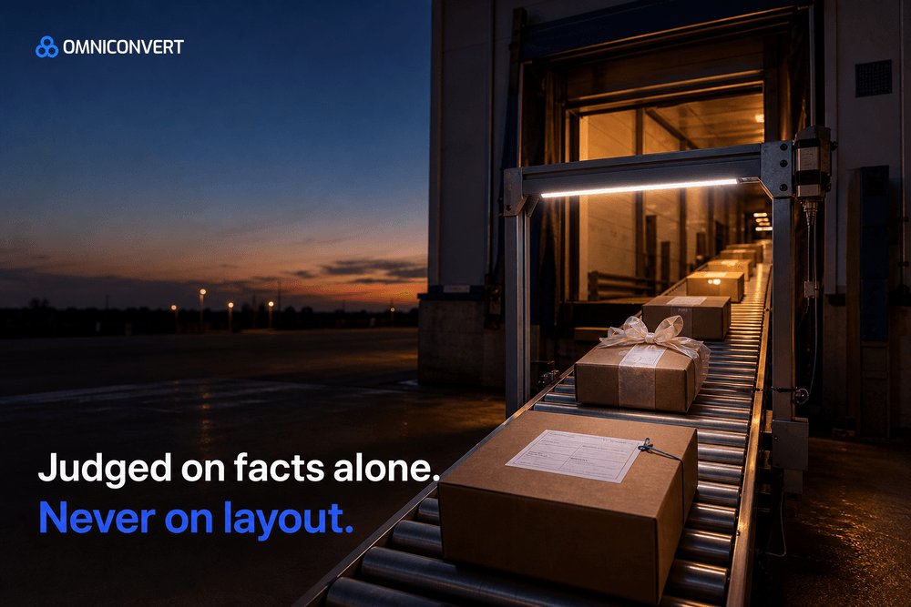 Omniconvert's tweet photo. A machine buyer reads your store instead of browsing it, judging you only on published facts: price, stock, delivery, returns, never on layout. The session disappears. Nexus tracks profit at the order, not the visit. https://t.co/WXhuopayFJ