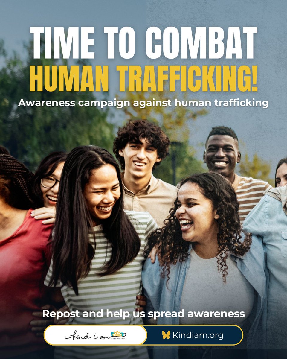 kindiammovement's tweet photo. You can make a difference. Through Aware I Am, Kind I Am raises awareness and takes a stand against human trafficking. 🚫🔗

Join the movement and help create change.

🌐 https://t.co/TxNoLzHTlL

#KindIAM #FightTheTraffick #AwareIAm #EndHumanTrafficking https://t.co/sw2rGrgw9E