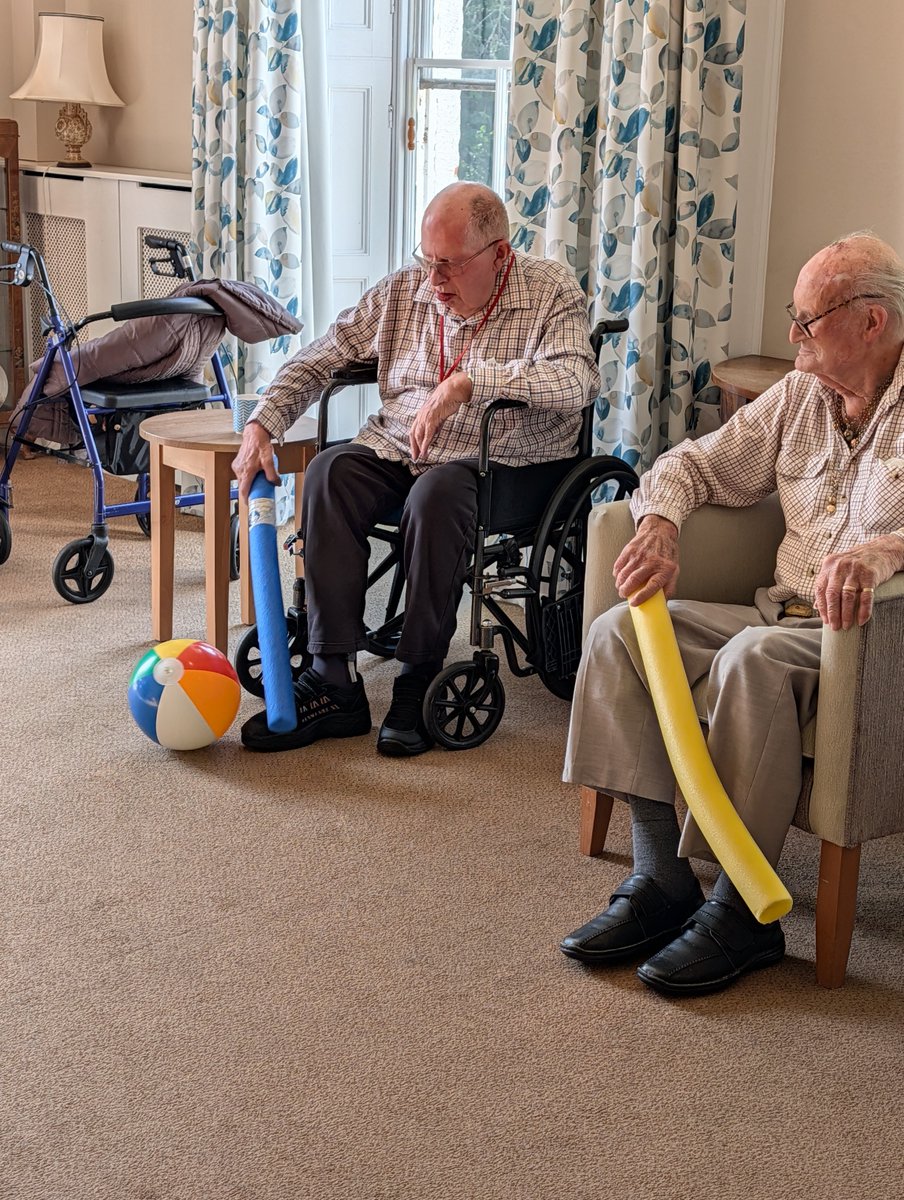 FriendsElderly's tweet photo. Our residents at The Lawn Care Home look forward to their weekly ball game activity. It’s always a great opportunity to get active, have fun and enjoy some friendly competition! ⚽

Find out more about our Alton care home: https://t.co/iFoBnP7Z03 https://t.co/5MuxnlLEXD