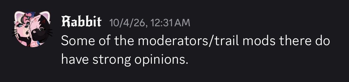 Rabbith0leee's tweet photo. Part 2 of my response: 

So another thing, a lot of the moderators at #animalhospital are highly scared to defend themselves with the moderators behavior. And I explained that to Val, no response of course.

These opinions deserve to be heard, they shouldn’t live in fear. https://t.co/NBtIpaqe7t