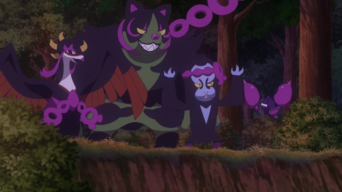 anipoke_PR's tweet photo. △#アニポケ 次回注目ポイント▽

リコの祖母・ダイアナとナヴィは初対面から
すぐ仲良しに♪

かまってもらえず拗ねた #モモワロウ が
少し離れた場所に行くと…

かつて仲良くしていた
#キチキギス #マシマシラ #イイネイヌ たち
「ともっこ」に遭遇！

何が起こるのでしょうか…？ https://t.co/Bhx8FUgFYA