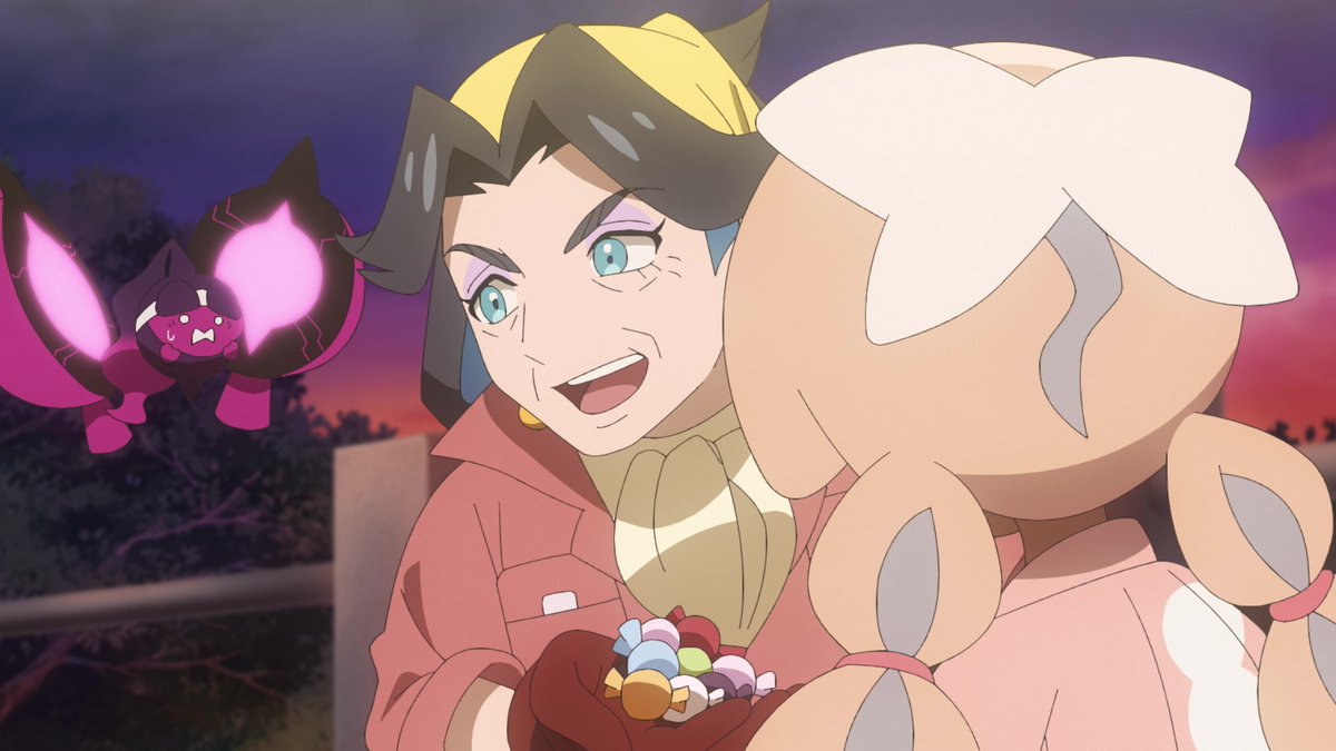 anipoke_PR's tweet photo. △#アニポケ 次回注目ポイント▽

リコの祖母・ダイアナとナヴィは初対面から
すぐ仲良しに♪

かまってもらえず拗ねた #モモワロウ が
少し離れた場所に行くと…

かつて仲良くしていた
#キチキギス #マシマシラ #イイネイヌ たち
「ともっこ」に遭遇！

何が起こるのでしょうか…？ https://t.co/Bhx8FUgFYA
