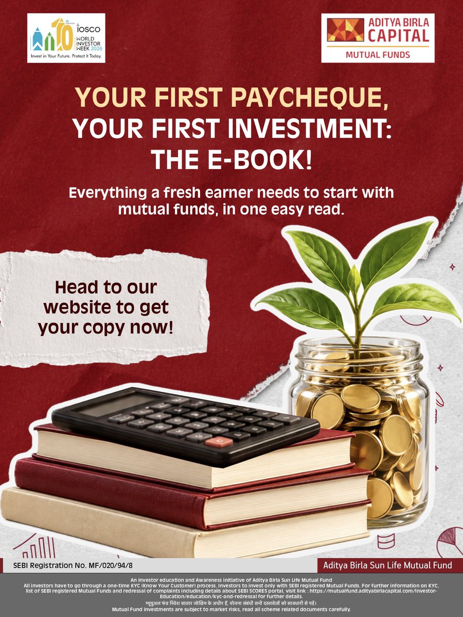 absl_amc's tweet photo. Your first pay cheque is more than a salary���it’s the start of your financial journey. 💰

Learn how to manage, save and make the most of it with our e-book, Your First Pay Cheque.

📘 Read now: https://t.co/lg19EwCVn1

#FinancialLiteracy #MoneyManagement https://t.co/9NYCkT8Ep1