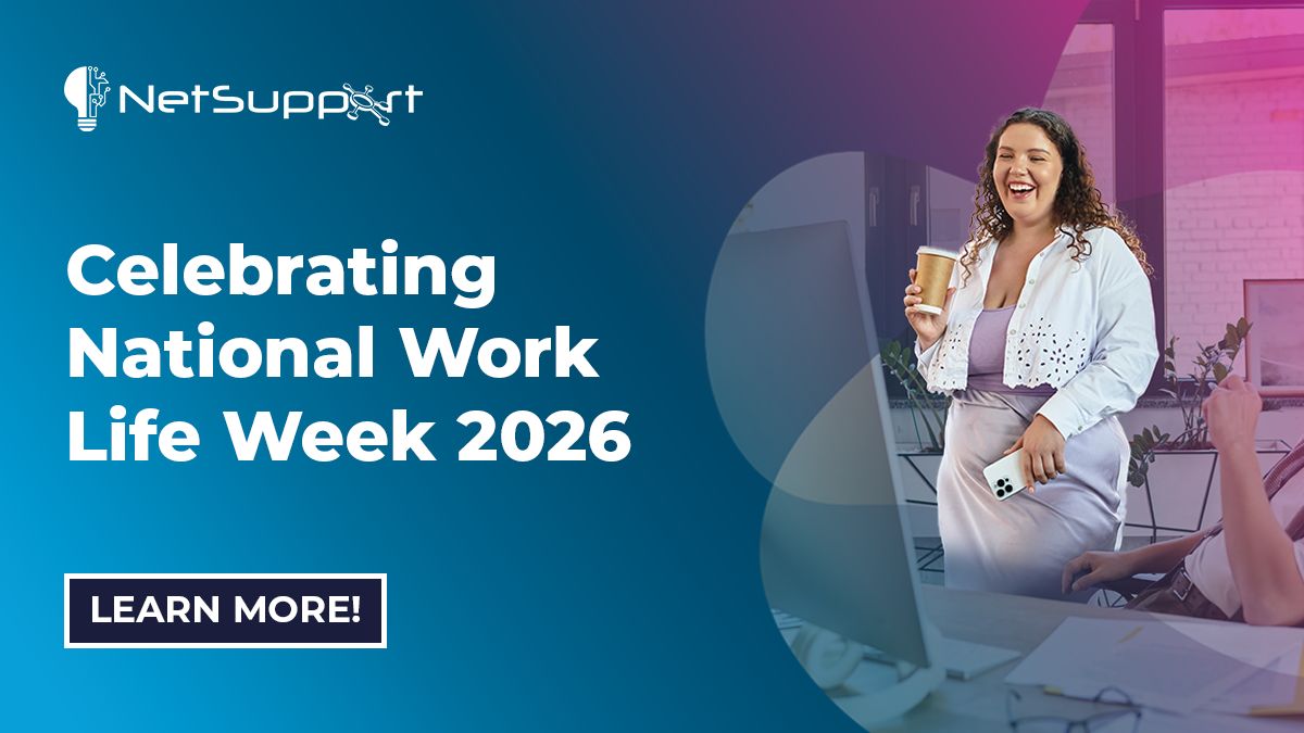 NetSupportGroup's tweet photo. At NetSupport, we know that a healthy work-life balance is essential for helping people thrive – both inside and outside of work. 💡

National Work Life Week takes place this week to remind us of the importance of creating space for conversations about wellbeing, flexible working and the practical changes that make work work for everyone.

How is your organisation supporting better balance? Let us know below! 👇

Learn more and get involved: https://t.co/ZOiRPfbiSl 

#WorkLifeWeek #WorkplaceWellbeing
