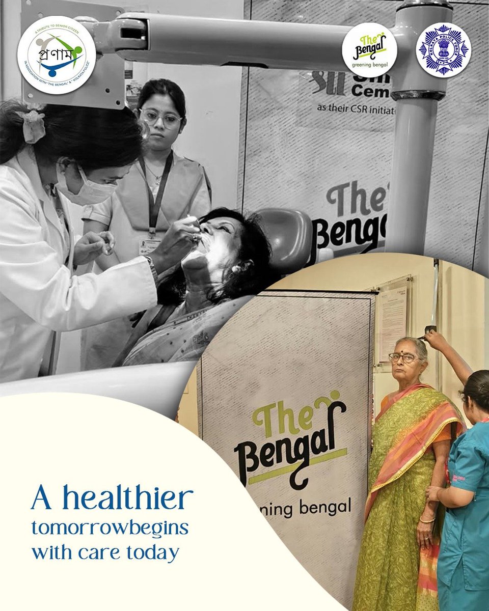 PronamKolkata's tweet photo. The Bengal organised a free general health check-up camp at Woodlands Multispeciality Hospital.
দ্য বেঙ্গল -এর উদ্যোগে উডল্যান্ডস মাল্টিস্পেশালিটি হাসপাতালে একটি বিনামূল্যে স্বাস্থ্য পরীক্ষা শিবিরের আয়োজন করা হয়েছিল।
#Pronam #Thebengal #WoodlandHospital https://t.co/pMUKhjQpfl