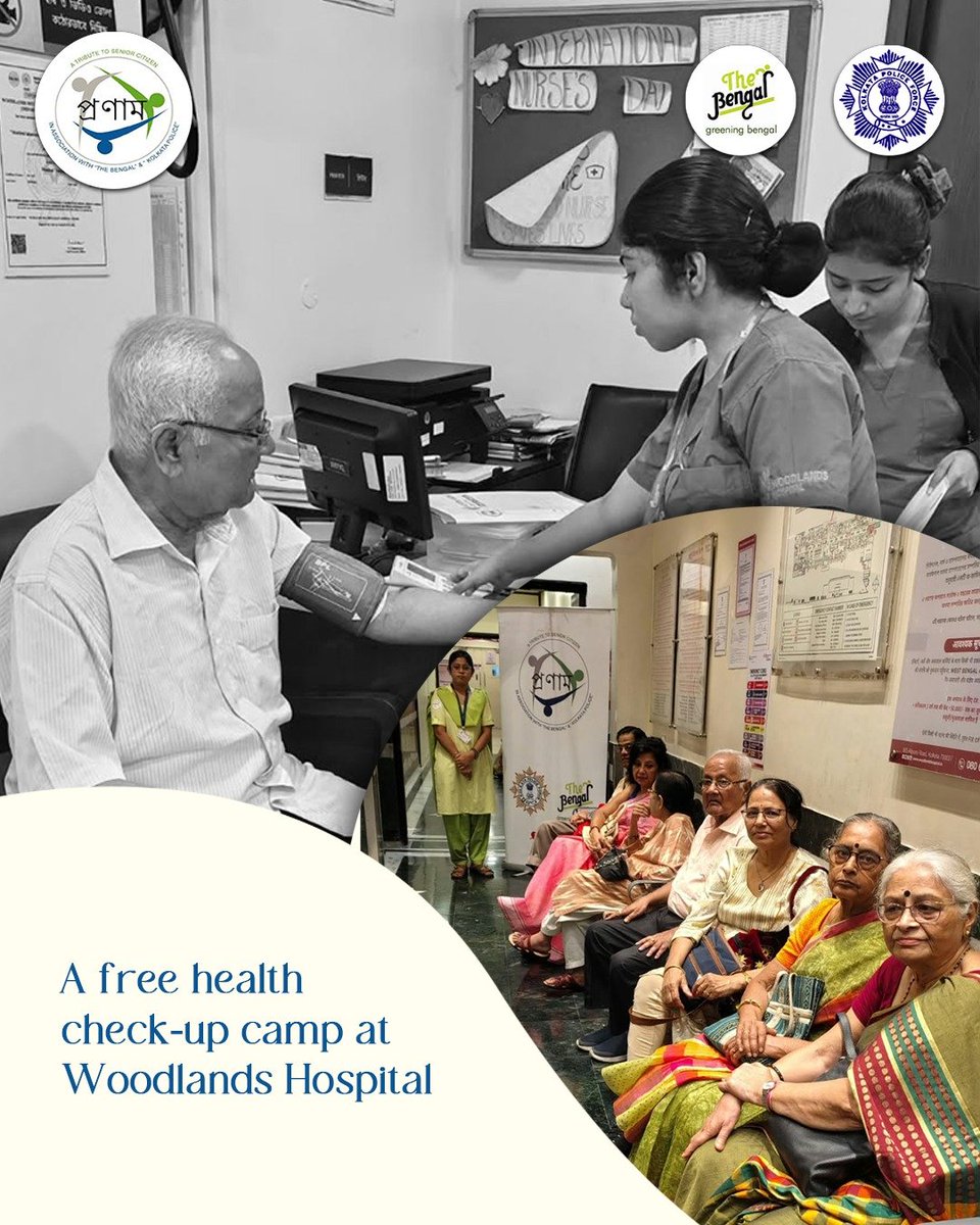 PronamKolkata's tweet photo. The Bengal organised a free general health check-up camp at Woodlands Multispeciality Hospital.
দ্য বেঙ্গল -এর উদ্যোগে উডল্যান্ডস মাল্টিস্পেশালিটি হাসপাতালে একটি বিনামূল্যে স্বাস্থ্য পরীক্ষা শিবিরের আয়োজন করা হয়েছিল।
#Pronam #Thebengal #WoodlandHospital https://t.co/pMUKhjQpfl