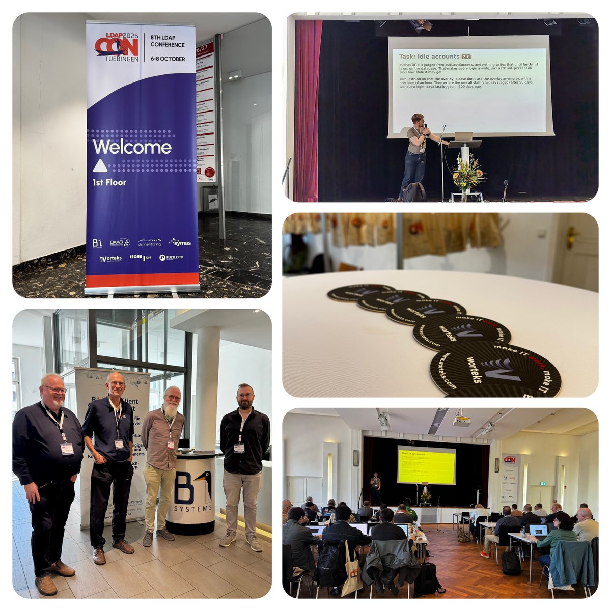 ldapcon's tweet photo. Day 1 of #LDAPCon is officially underway!

The workshop day is in full swing, with hands-on sessions and plenty of interesting discussions.
Great to see the LDAP community coming together.

Looking forward to an exciting day of learning, sharing ideas and building connections! https://t.co/d6ECV5ydMw