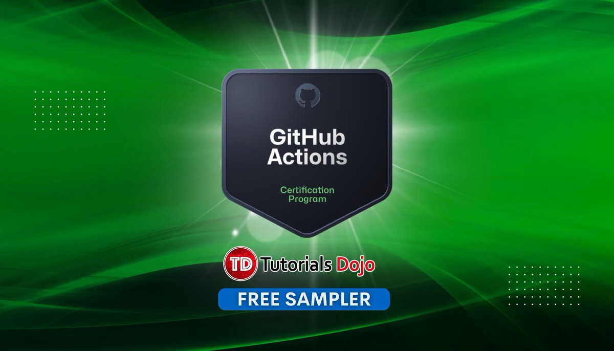 tutorialsdojo's tweet photo. ✏️ Practice Exams Sampler – GH-200 GitHub Actions

Kick off your GH-200 prep with 30 exam-style questions covering essential GitHub Actions concepts!

📝 https://t.co/GLwETgd4k4

#GitHub #GitHubCertification #GitHubCommunity #GitHubActions #GH200 https://t.co/qvlTvkpmlU
