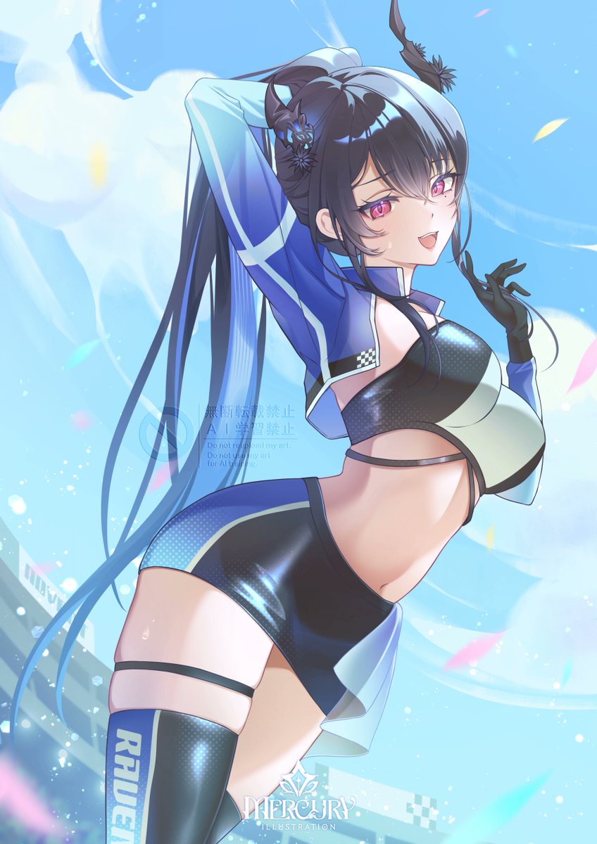 mercuryillust's tweet photo. Race Queen Nerissa 🏁
#RavenCrafts https://t.co/OyAHwH8Mxn