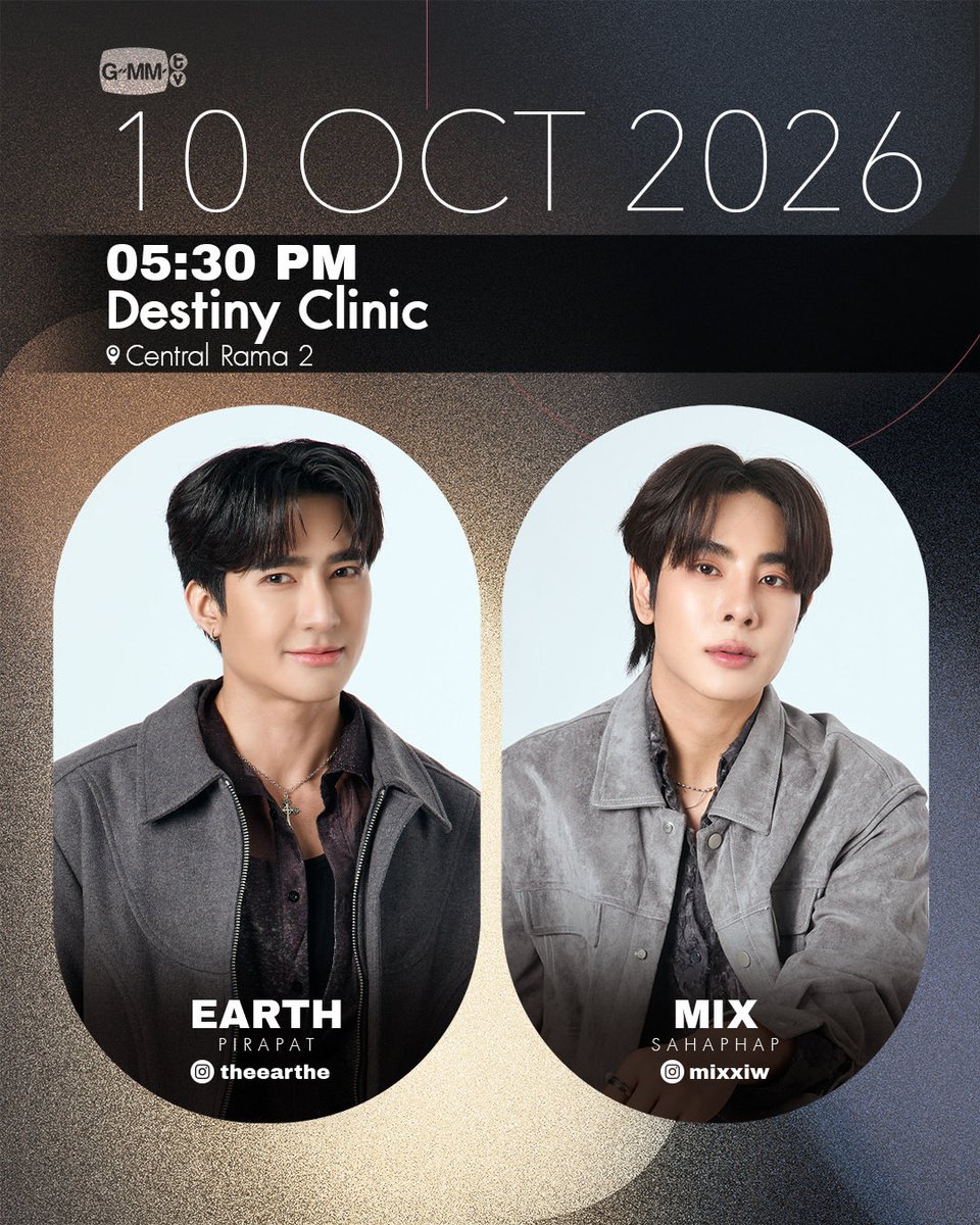 GMMTV's tweet photo. [Update] Artist Programs &amp; Events

#GMMTV https://t.co/BsOIFiMMld