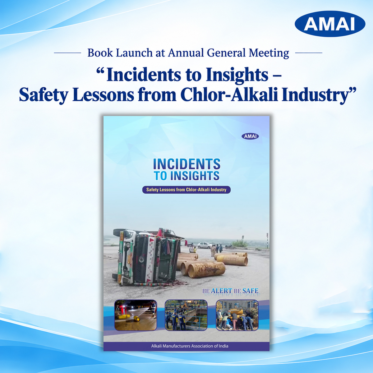amai_india's tweet photo. on causes, response actions, and key lessons learnt.
The initiative is designed to encourage knowledge sharing across the industry and help organisations reduce repeat incidents, improve preparedness, and strengthen safety practices. #AMAI #SafetyFirst #ChlorAlkali https://t.co/mXxXbN7Jq9