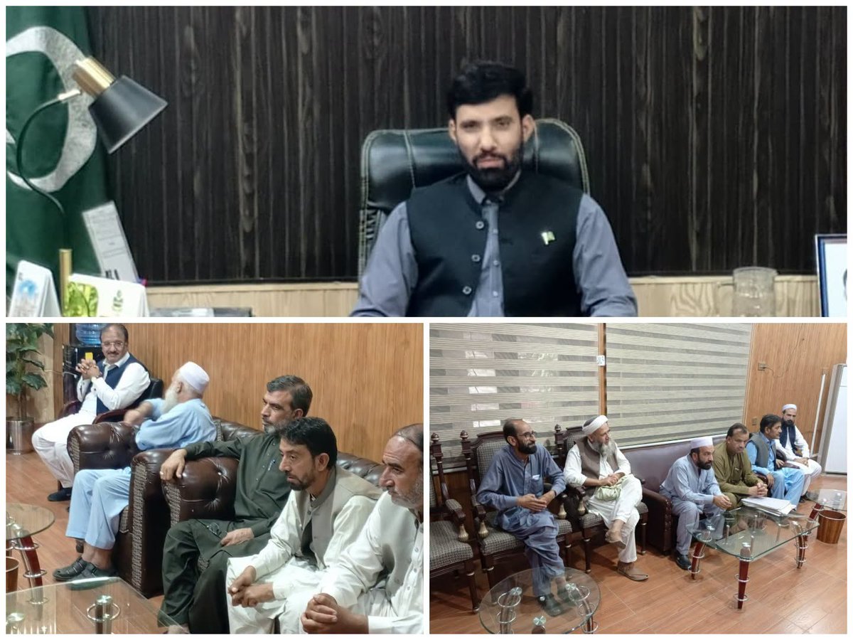 Lakkimarwatnew8's tweet photo. ضلعی انتظامیہ ہنگو
ڈپٹی کمشنر ہنگو بصیر علی رحمان کی زیرِ صدارت ضلع ہنگو کے مختلف سرکاری سکولوں کے پرنسپلز کا ایک اہم اجلاس منعقد ہوا، جس میں ڈسٹرکٹ ایجوکیشن آفیسر (مردانہ) بھی شریک ہوئے۔
#AbsolutelyGreatCDF #GloballyHonouredCDF #PakPrideCDF #GreatRespectForCDF #SymbolOfStrength https://t.co/uw8Vl3effb
