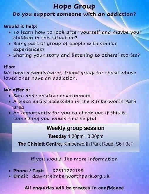 Stag_RosePPG's tweet photo. #tuesday - Hope Group - a safe space for ALL, family, friends, Carers who care/support someone with an addiction. #YouMatterAlways

All welcome from across the Rotherham Borough🙌🏽🫶🏽

@KimberworthPark Chislett Centre - Tuesday 1.30 - 3.30pm - full details below

#carerssupport https://t.co/dYT5UfOeFm