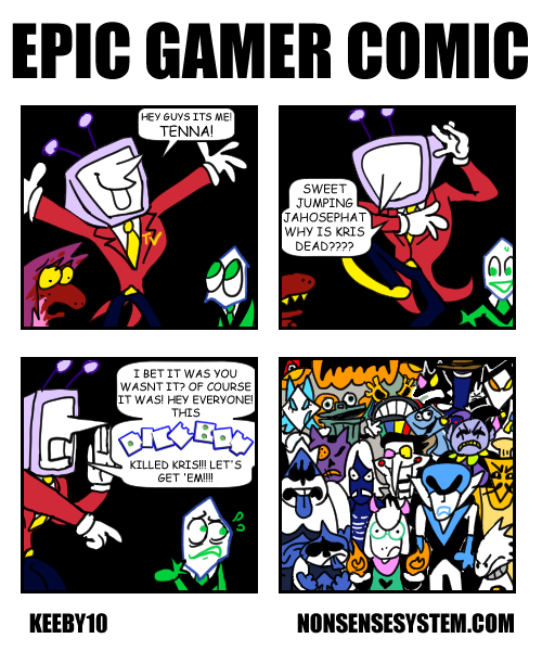 KeebyAstrokat's tweet photo. EPIC GAMER COMIC 400, 401, AND 402 https://t.co/H0oZtJVtPp
