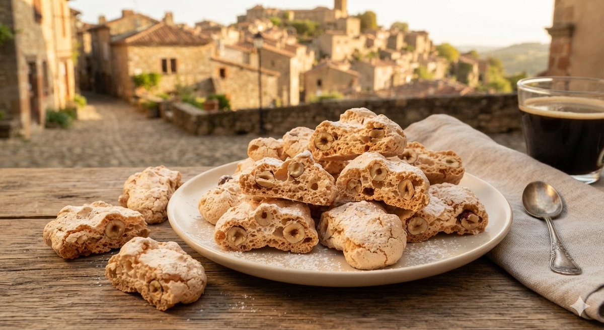 DInfos's tweet photo. Le Croquant de #Cordes #Tarn
Ce petit biscuit né au XVIIe siècle se caractérise par une texture extrêmement légère, croustillante, presque aérienne et délicieusement caramélisée. https://t.co/2mKXvuGTb6