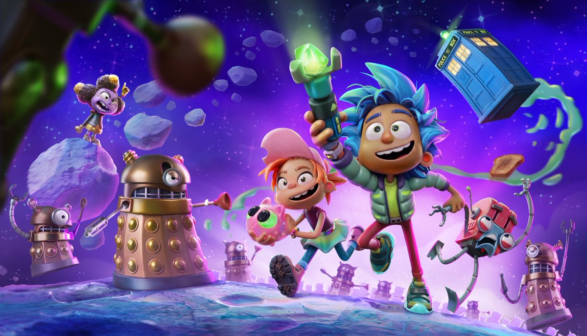 SFXmagazine's tweet photo. Doctor Who is back!

Here’s a first look at Doctor Who: TARDIS Crew, coming to CBeebies and BBC iPlayer in late 2027/early 2028. https://t.co/sRPIRgVh5g