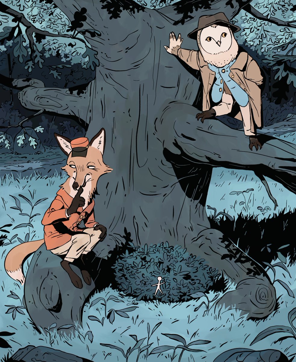 minikinetic's tweet photo. Life in the forest. https://t.co/w3txMSCngo