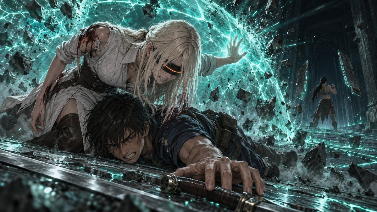ClmTactical8's tweet photo. 「動かないで」

礫の雨のなか、リリアの盾が、エイジの上にだけ立つ。

第七部慈愛編 第145話「譲らない者」
https://t.co/0qeVcgBKs8

初めての方は第一部プロローグから
https://t.co/n2MKYfOFjM

#カクヨム #ファンタジー小説 https://t.co/M2aDqkOTs0