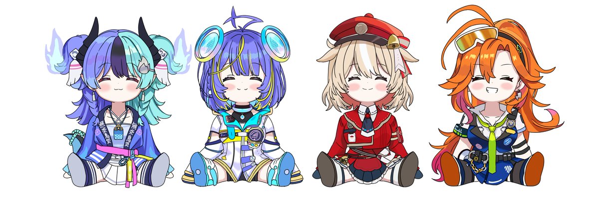Rin_Takatuki's tweet photo. ちょこんとアソビ★まわり隊！🧯📡🐐💌👮📢
#めら組絵図 #SopiArt
#つづり絵お届け #キョーコの押収品 https://t.co/2xrjBYKL4Z