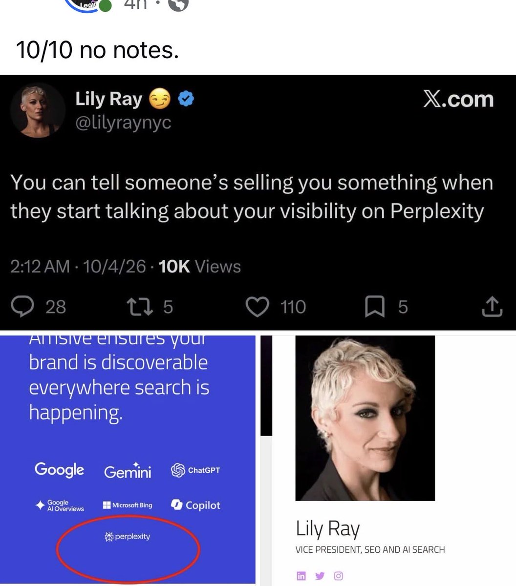 foochinator's tweet photo. @gaetano_nyc @lilyraynyc High-key she needs a talking to her hr dept bc if If you’re going to publicly clown an industry for selling something, maybe check that your own company isn’t selling it first. https://t.co/TD3lINrANs