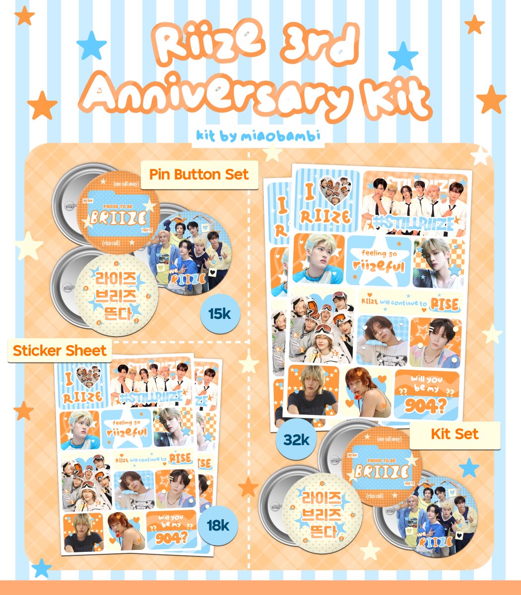 miaobambi's tweet photo. [ 🔁 &amp; 🩷 are very appreciated! ]

RIIZE 3rd Anniversary Kit
now open for pre-order ♡
by miaobambi

💌 order form: https://t.co/egabnpUBYo
⏳ PO ends: 12 October 2026

hope to see some of you there! <3 https://t.co/2oci2Aa4tD