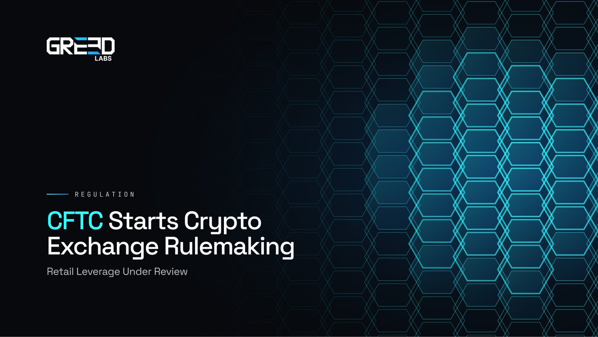 GREED_Labs's tweet photo. The CFTC issued an advance notice of proposed rulemaking for a federal regime that applies to retail crypto transactions. 

It is the step before a proposed rule, and comments are due 60 days after Federal Register publication. https://t.co/1N6Nmiknyt