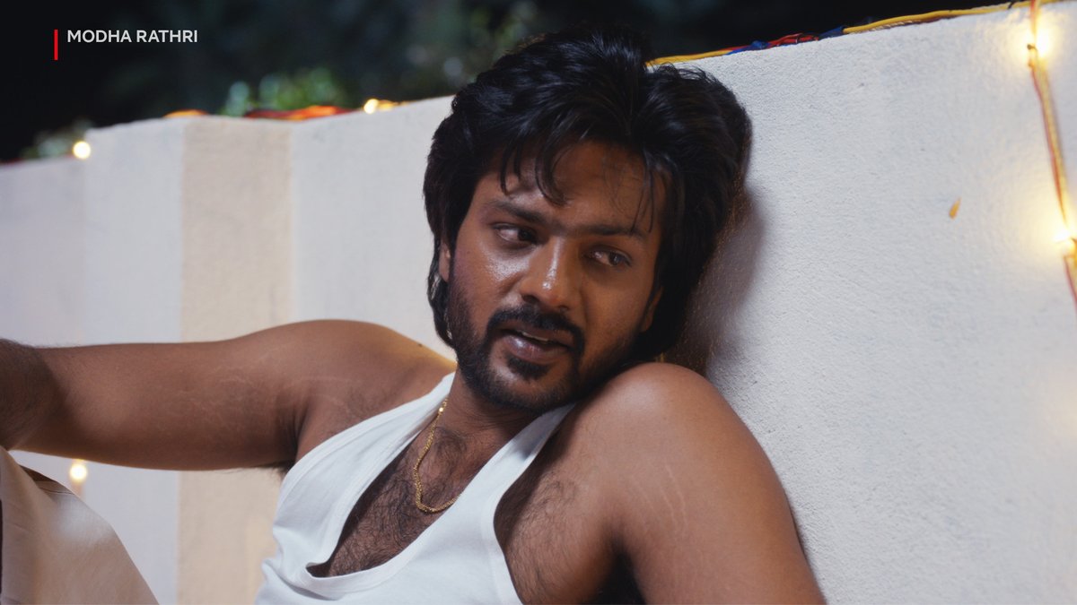 Netflix_INSouth's tweet photo. "You attract what you fear”
Me: Oh no, Rishikanth in a white baniyan and gold chain 😭😭😭 https://t.co/4fx5t9lfoV