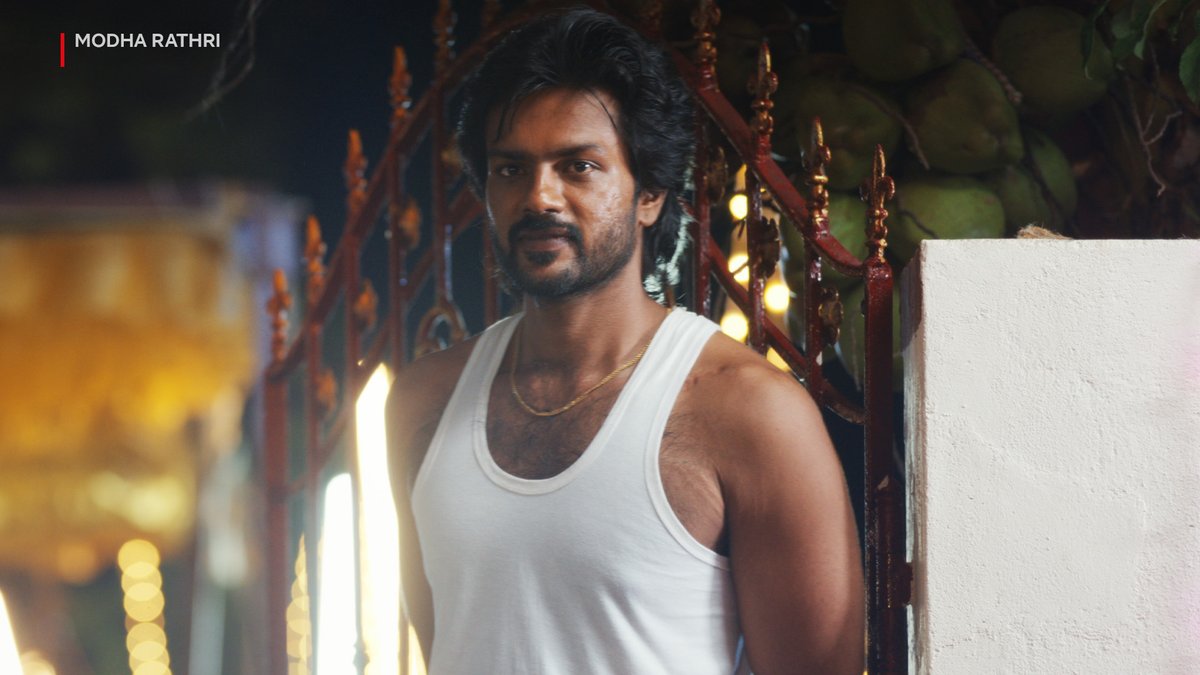 Netflix_INSouth's tweet photo. "You attract what you fear”
Me: Oh no, Rishikanth in a white baniyan and gold chain 😭😭😭 https://t.co/4fx5t9lfoV