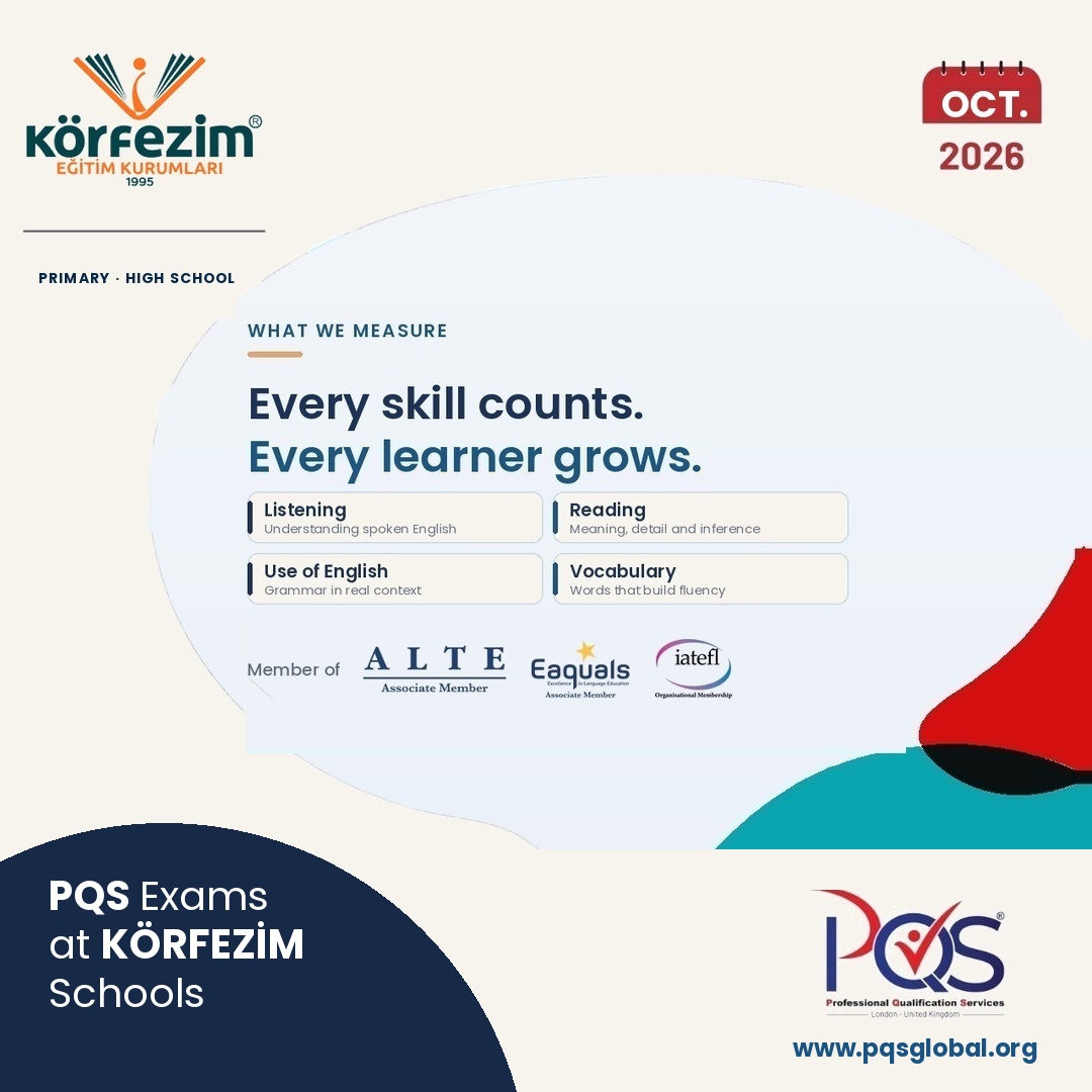 Fatihceylan1111's tweet photo. Trust isn't built in one exam season. 🤝

Year after year, @ozelkorfezim has measured its students' English with PQS Global.

One CEFR standard. Every year. Every step of progress, visible.

📍 Körfez, Kocaeli, Türkiye

#PQSGlobal #ÖzelKörfezim #CEFR #Türkiye #EdTech https://t.co/wE6q4LLPfH