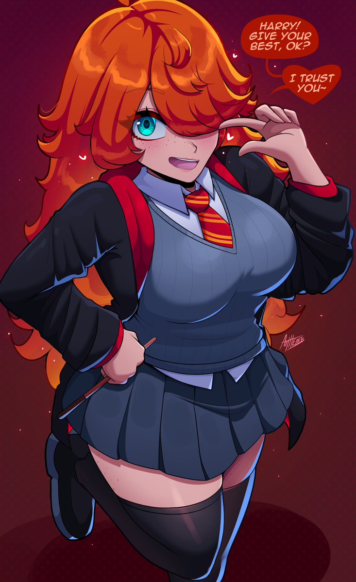 AxlHearts's tweet photo. Ronnie Weasley, she'll always be by your side 🪄🧡✨
#harrypotter #malfoid https://t.co/PuTQ8JzUVI
