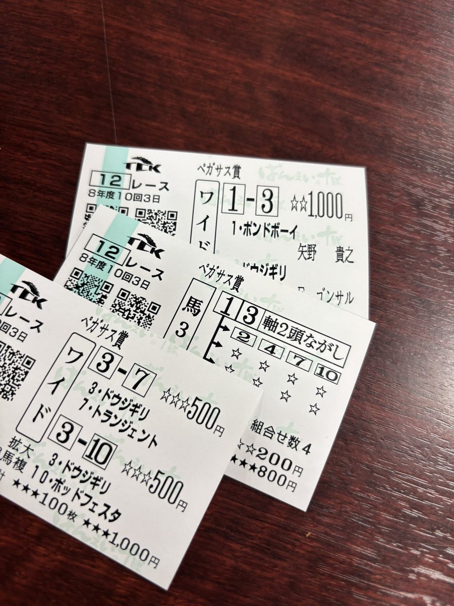 Night_nu_nuP's tweet photo. ゴミ拾いして稼働うんちになったから馬券場おじさんへ切り替え　10→11って連勝するものの一番おいしそうなレースに感じた12rで負け　3.4kプラ https://t.co/FZd58CTfSN