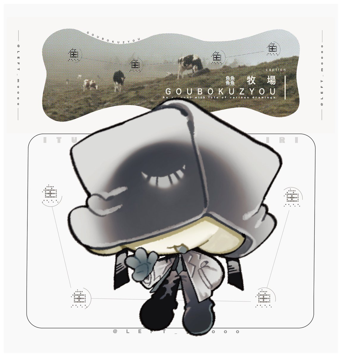 LEFT_moooo's tweet photo. ヘッダーとデザインとアイコンのSD https://t.co/eZdKnq3QNE