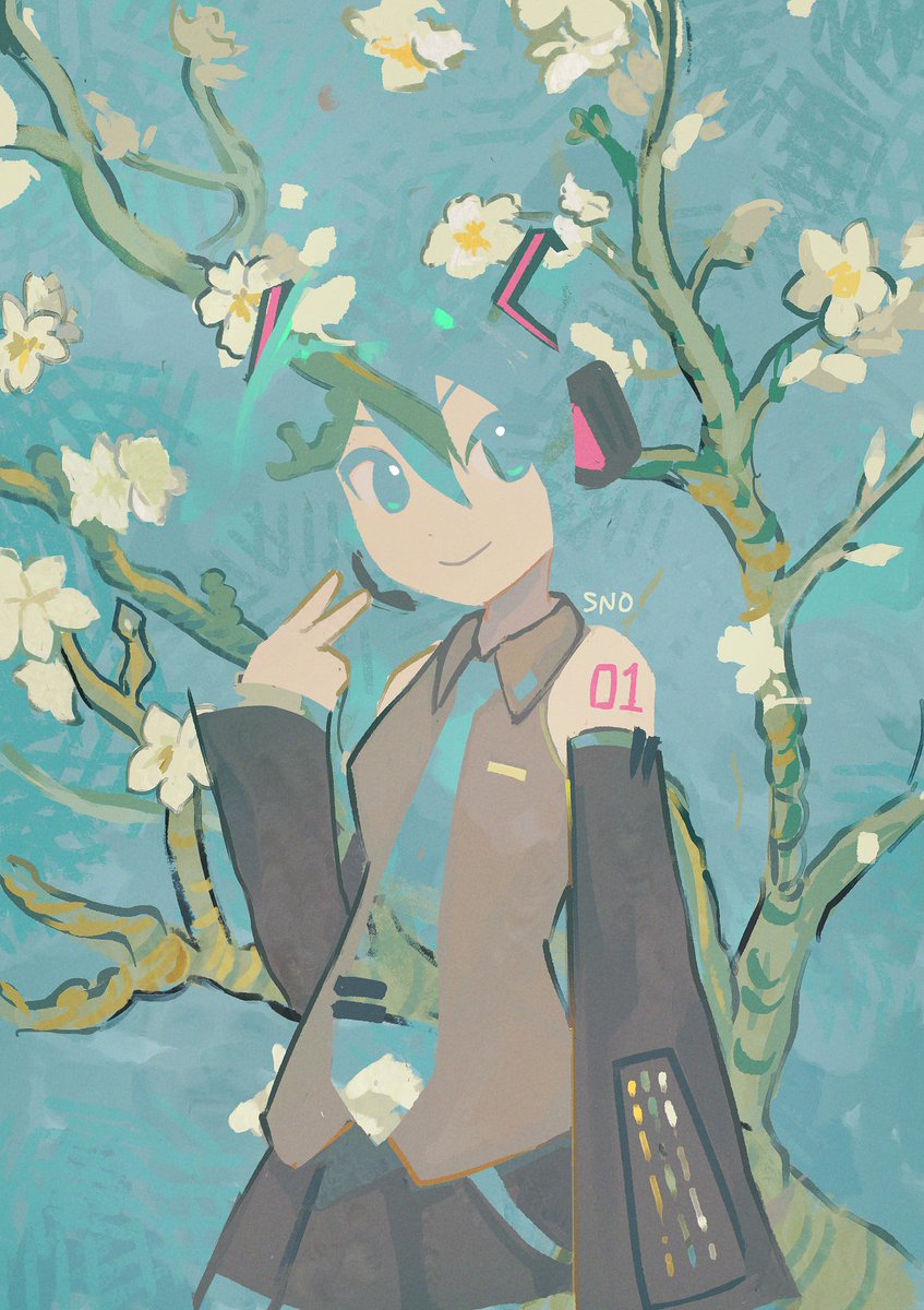 snorezu's tweet photo. some of my favourite miku pieces from the daily challenge 🩵 https://t.co/v9O6qcYRg8