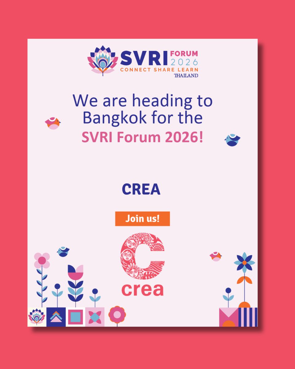 ThinkCREA's tweet photo. CREA and partners are at #SVRIForum2026 in Bangkok!

With grassroots leaders from Bihar, Jharkhand and UP, we’re here to listen, learn, share knowledge rooted in practice and build connections across movements.

Follow along as we share more!
#SVRIForum2026 #ThinkCREA https://t.co/KamQz85ZVZ
