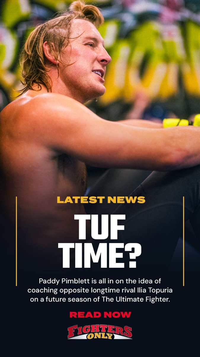 FightersOnly's tweet photo. Paddy Pimblett Wants to Coach The Ultimate Fighter Opposite Ilia Topuria

Full story: https://t.co/xgh5LJbb3t https://t.co/ruoB6FT7Gh