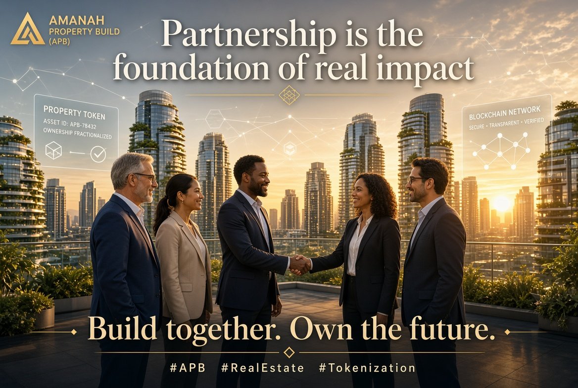 NKhayal14's tweet photo. 🤝 Strong partnerships build stronger futures.
AMANAH PROPERTY BUILD brings together investors, landowners & real-estate partners to transform opportunities into real-world projects through transparency, innovation & shared growth
#APB #RealEstate #Tokenization@valm https://t.co/KNr7soHO5N