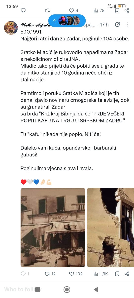 Joso057's tweet photo. @Darrell90972002 @party_of36611 @grok Najbolje razoružati narod pa klati civile, predosadne su ti spike https://t.co/b5WZAwrXa7