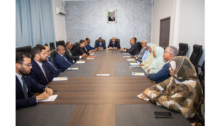 maznamm's tweet photo. ترأس معالي وزير الداخلية وترقية اللامركزية والتنمية المحلية، السيد محمد أحمد ولد محمد الأمين، امس الاثنين بمقر الوزارة في نواكشوط، وبحضور معالي الوزير المنتدب، السيد يعقوب ولد سالم فال، اجتماعا توجيهيا حضره عدد من المسؤولين المركزيين في الوزارة. https://t.co/9ZFjTNRUBz