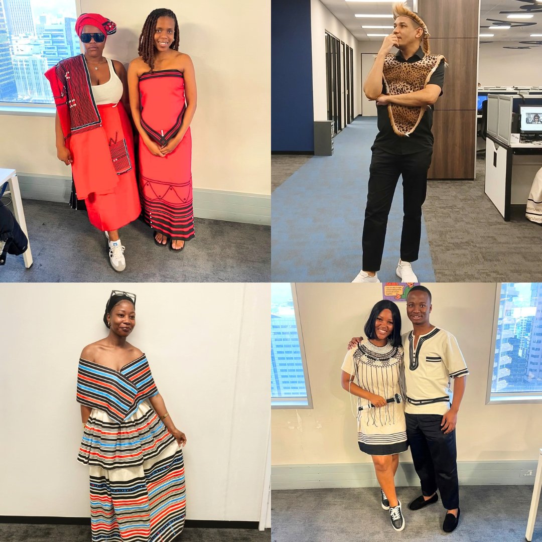 Go_Atain's tweet photo. #HeritageDay at #Atain was a celebration of the rich diversity that makes #SouthAfrica so unique. Our Atainers came together in traditional attire, proudly sharing their cultures and traditions, while enjoying boerie rolls and the spirit of togetherness that defines the day. https://t.co/bYDC1FELnx