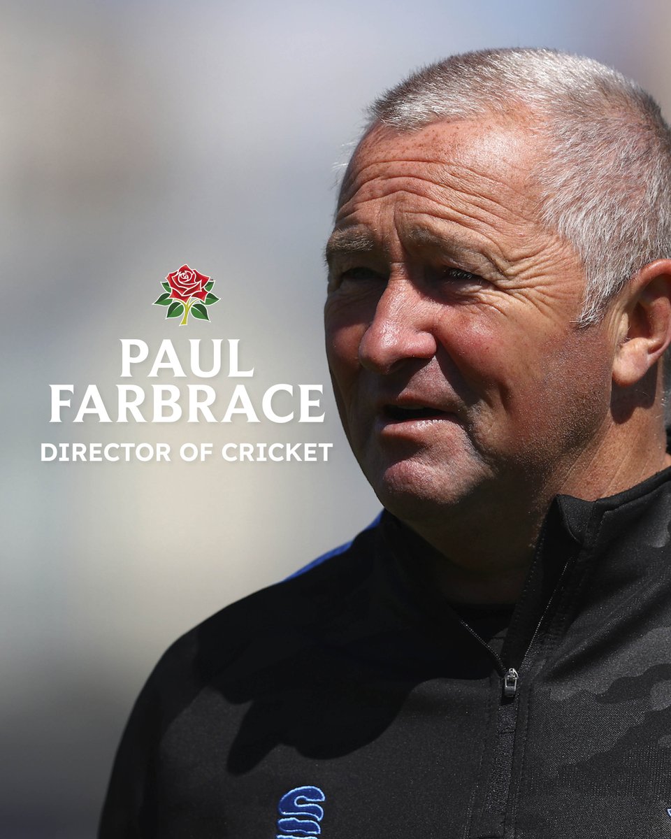 lancscricket's tweet photo. We're delighted to announce the appointment of Paul Farbrace as Lancashire Cricket’s new Director of Cricket, joining from Sussex to oversee both men’s and women’s cricket at the Club.

Welcome to Lancashire, Paul! 🤝

Read more: https://t.co/1Gz9fhiMDk

🌹 #RedRoseTogether https://t.co/FIGvhXSr3i