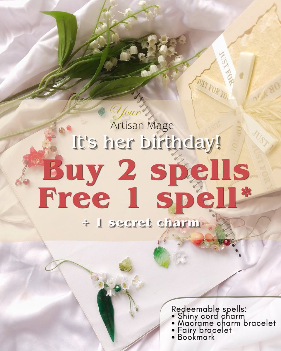 janefair03's tweet photo. OCTOBER SPECIAL OFFER 🤍✨
It’s my birthday, so I’m sharing a little magic with you!
✨ Commission 2 spells → get 1 FREE spell + 1 secret charm ✨
Valid for all commissions received in October.
Bring me your moodboards &amp; prompts. Let’s cast something magical together 🤍✨ https://t.co/bWU3Yvb40y