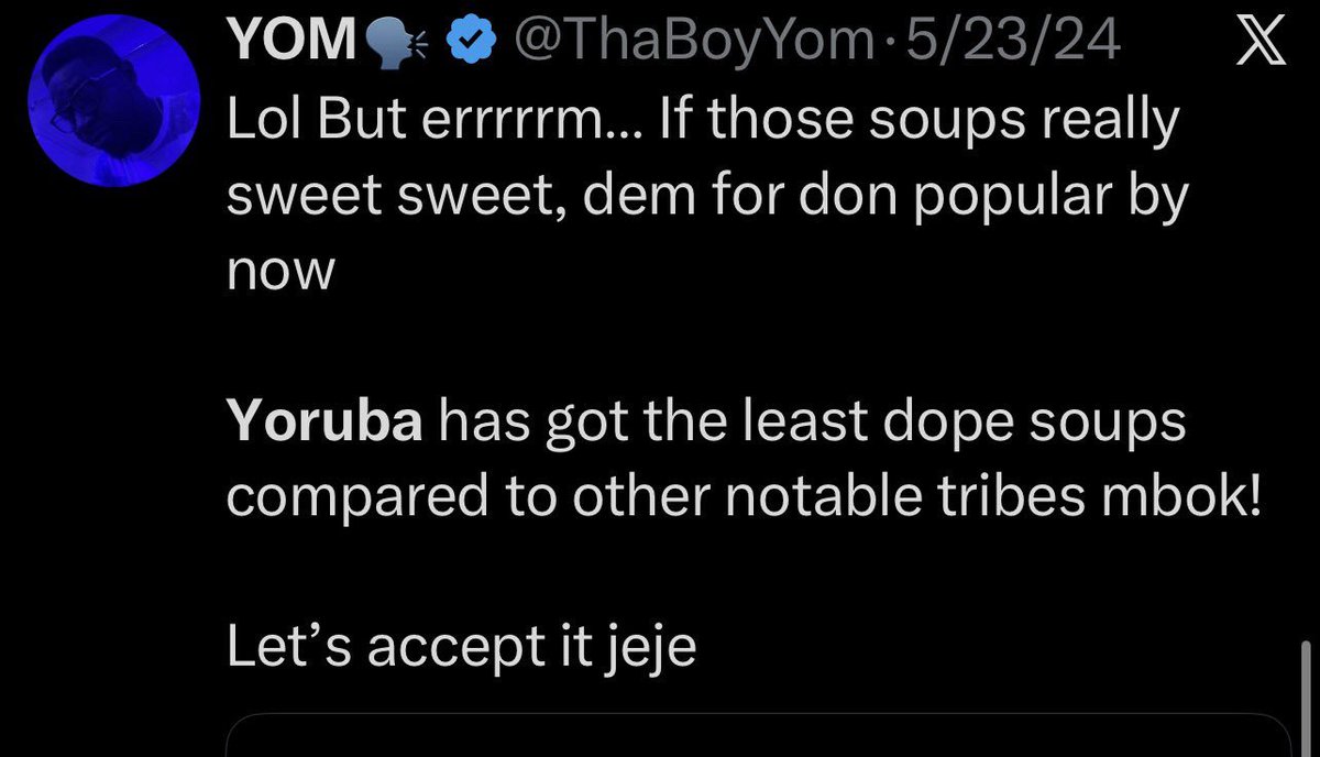 seyilaw1's tweet photo. Sango lo ma pa iran awon to se eda e. Where in the person's tweet you quoted did he mention supporting this administration? 

Any Yoruba can support whoever they want, and that's their personal issue, but to denigrate Yoruba at large for such support will not be tolerated. 

By the way, for years, you have abused our mothers, ladies and girls, and you think you have a moral right to interfere in Yoruba discourse. Ayelala lo ma pa iwo ati awon to so mo e.