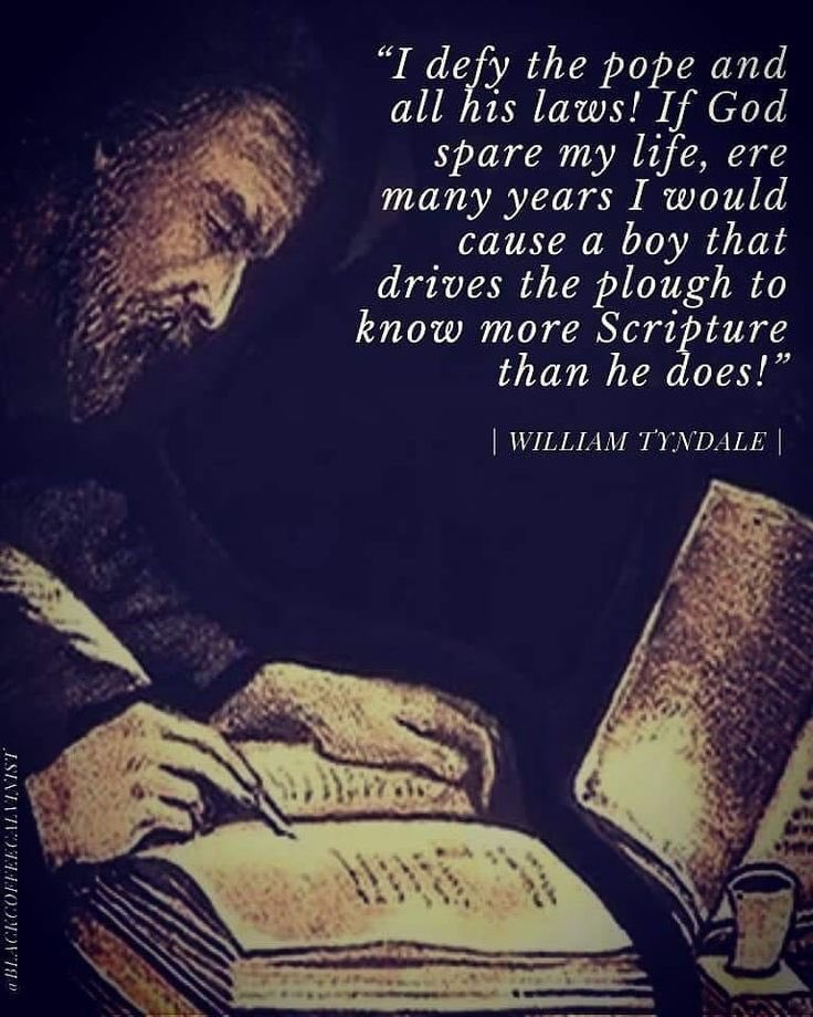 deadtosin610's tweet photo. 490 years ago today, William Tyndale was tied to the stake, strangled by the executioner, and his body burned to ashes.

His crime? Translating the Bible into English so that a plowboy could know the Scriptures just as well as a priest.

We have Bibles on our shelves, on our phones, and in our pews because men like Tyndale were willing to die for them. Don't take it for granted today. Open it, read it, and let it do its work in you.