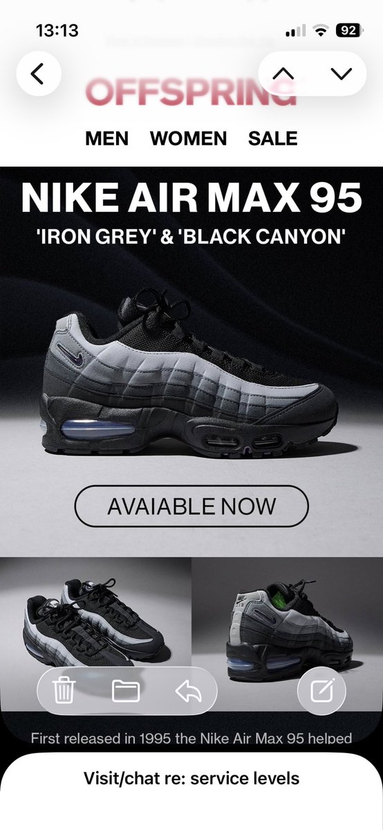 TheLifeOfMadge's tweet photo. Blimey @nikelondon @Nike love the trainers but doesn’t anyone in your marketing team use simple things like #spellcheck 😳🙄🤦🏻♂️ https://t.co/rFraFEllHE