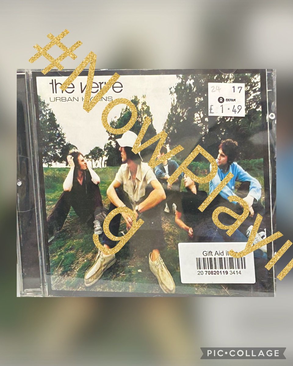 OlneyOxfamshop's tweet photo. #CurrentlyPlaying at #OxfamOlney “Urban Hymns” by The Verve

#OxfamOlney #OxfamGB #FoundinOxfam #Olney #WithOxfam #OverHashtagging #hashtagginghashtags #AllforCharity #Charity #Charityshop  #Charityshopaholic #music https://t.co/At2oa4wWTS