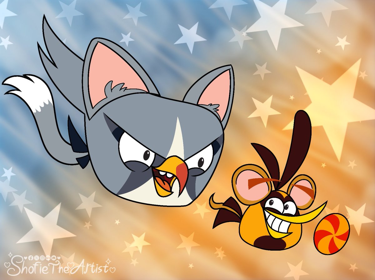 ShofieS34030's tweet photo. Flight to get caught!
Tags
#angrybirds2 #angrybirdssilver #angrybirdsfanart #Angrybirds #Angrybirdsbubbles #ibispaintx #fanart #Angrybirdstoons #Tomandjerry #crossover https://t.co/5nJ3bJolLq