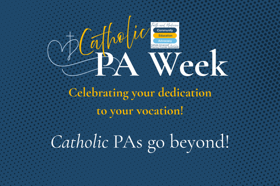 Catholic_appa's tweet photo. PA Week 2026. While the CAPPA membership consists of advanced practice providers in a variety of fields, the significant majority consists of physician assistant/associates. The health care system contains 200,000 of us... https://t.co/jWawmcJ41d https://t.co/UPhIOqUhVx