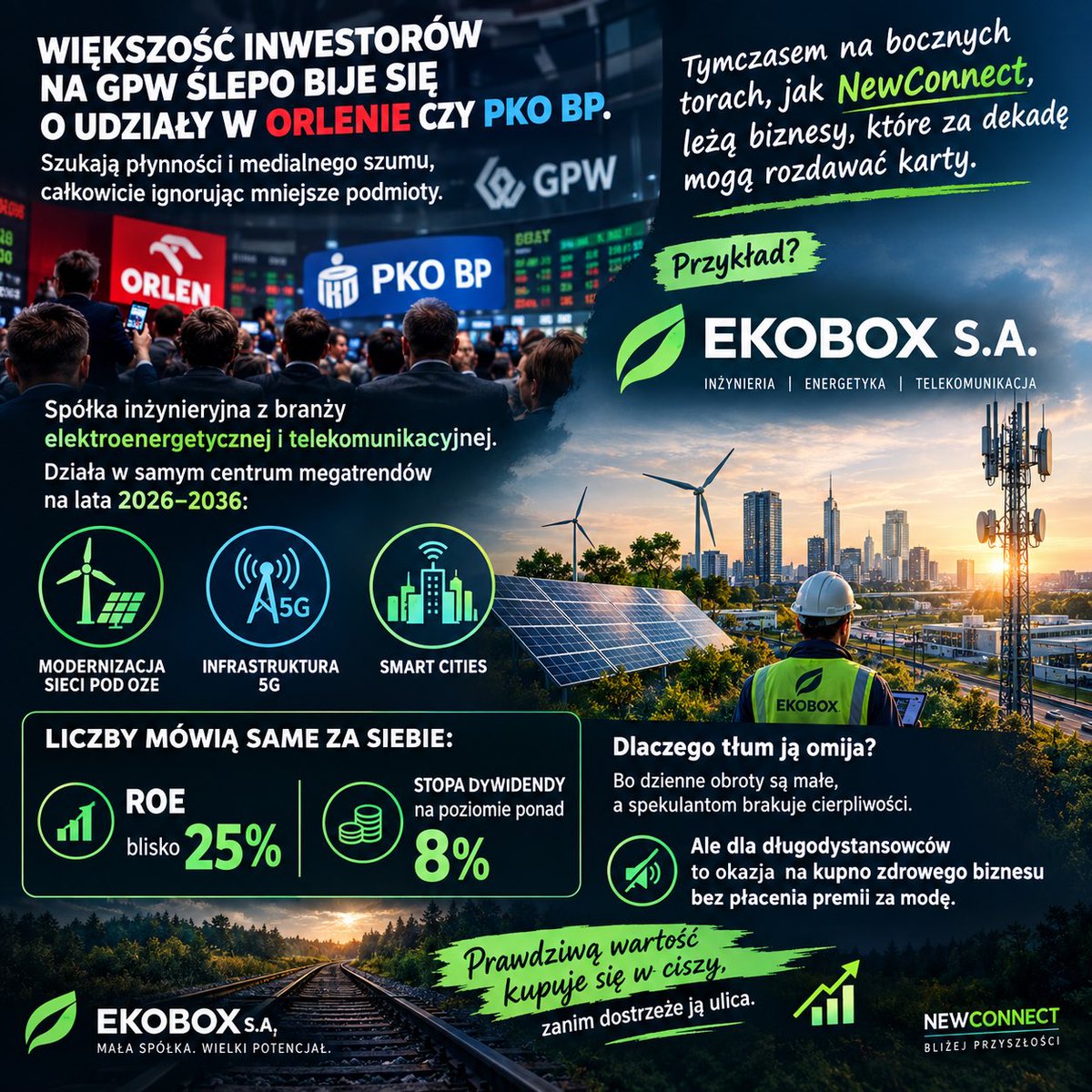 PolishCassel's tweet photo. #EBX 99% inwestorów nie patrzy na Ekobox Bo mały i tak dalej…ja patrzę w przyszłość ( mogę się mylić ) że spółka będzie tylko zyskiwać a nie tracić, mniejsze spółki będę zbierać do portfela #xtb z rynku #gpw #newconnect bo tu widzę potencjał liczony w dekadzie https://t.co/zT1c3w9SWZ
