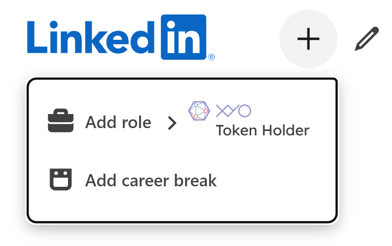 OfficialXYO's tweet photo. Hold $XYO or $XL1? Add “Token Holder” at XYO as a role on your LinkedIn profile.

It’s a simple way to show how big the XYO community really is and help put XYO in front of more people. Let’s fill up LinkedIn with XYO Token Holders!